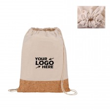 Cotton and Cork Drawstring Backpack